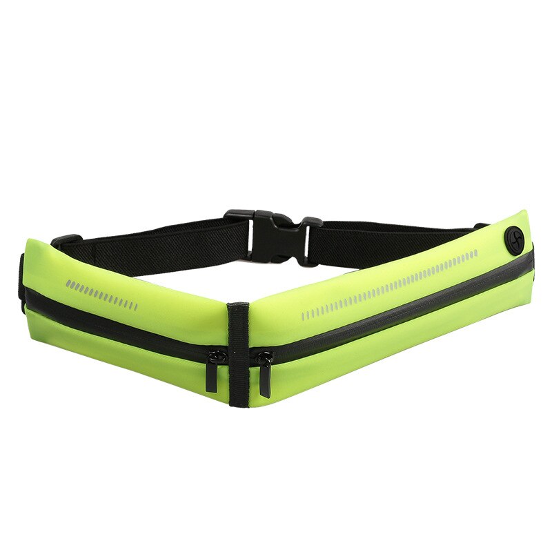 2019 Chegada nova Unisex Saco Da Cintura Esportes Ao Ar Livre Ciclismo Jogging Correndo Aptidão Virar Belt Bloco de Fanny Pack para Samsung S10 S9 além de: Fruit green