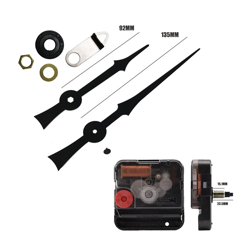 12888 Quartz Clock Mechanism Movement 23.5MM Long Shaft Silent Modern DIY Clock Accessories Repair Clock Parts Clockwork