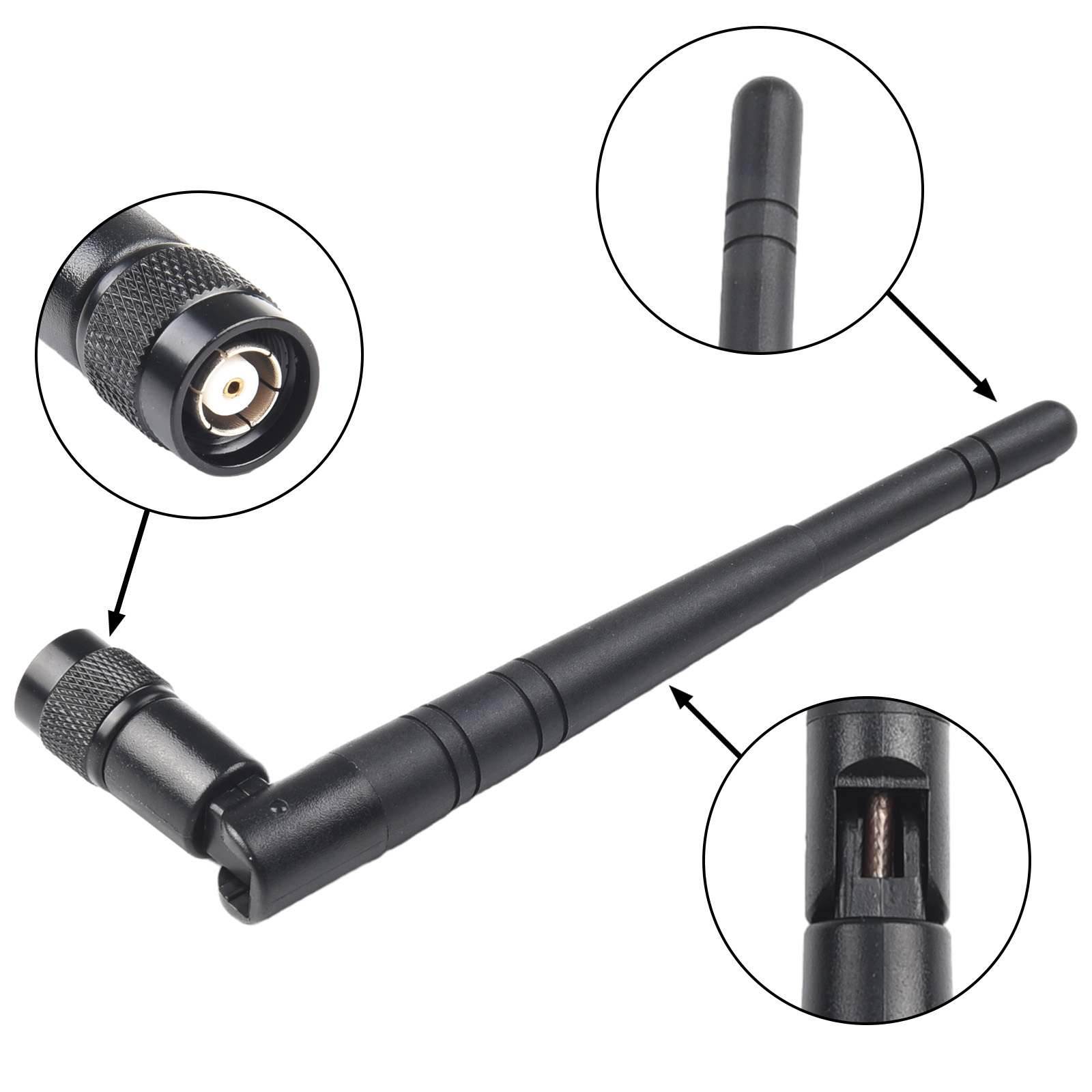 5dBi 2.4GHZ Antenne Voor S3,S6,SPS,RTS,TSC2,TSC3,5600 Georadio Robot Omnidirectionele Antenne Voor Stratum MP RP-TNC Mannelijke Connector