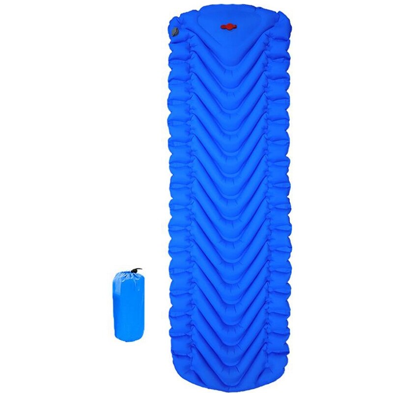 Utomhus uppblåsbar kudde sovande campingmatta sovmatta madrass för camping vandring backpacking resemadrass: Default Title