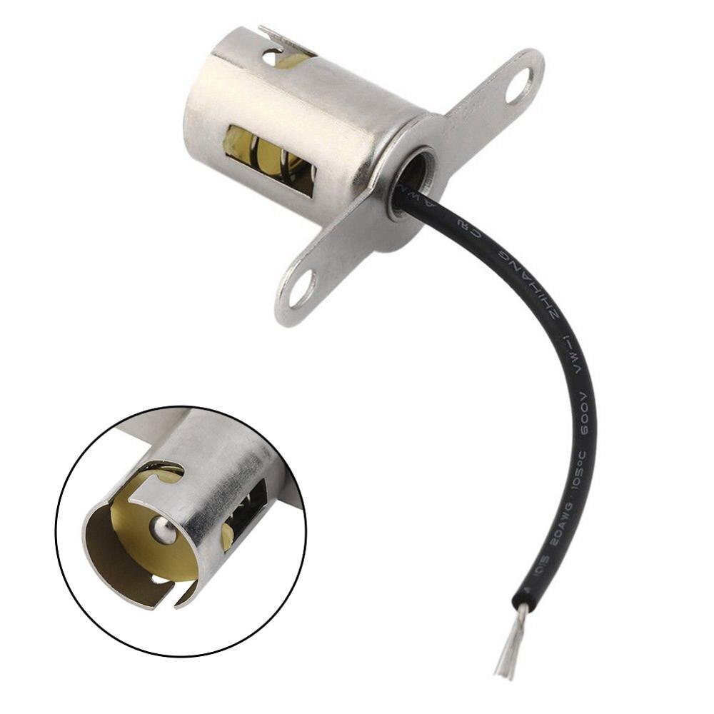 1 stk. 1156 ba15s led-pæreholder med ledningsforbindelse til bilbil