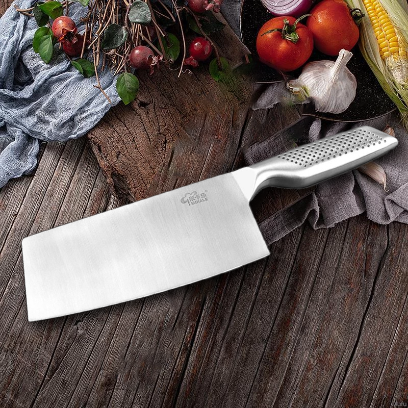 7 Inch Kitchen Knife Japanese Cook's Cleaver Stainless Steel Chef Butcher Chopping Meat Slicer Santoku Meat Cleaver Knives