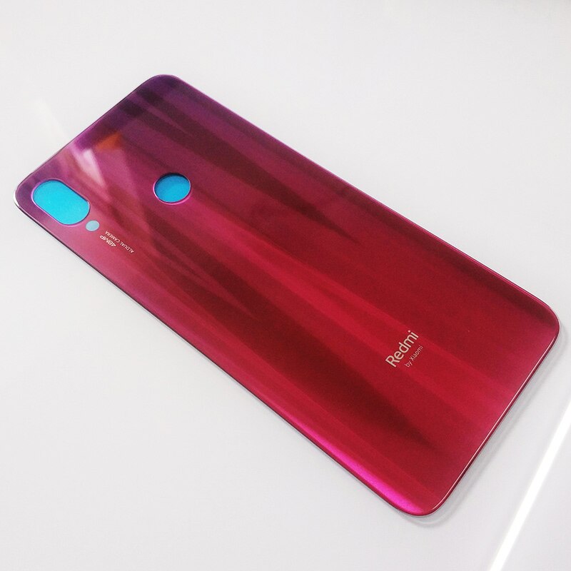 Xiaomi Redmi hinweis 7 Batterie Zurück Abdeckung 3D Glas Tafel Hinten Tür Gehäbenutzen Abdeckung fallen Ersatz Für Redmi Hinweis7 telefon fallen