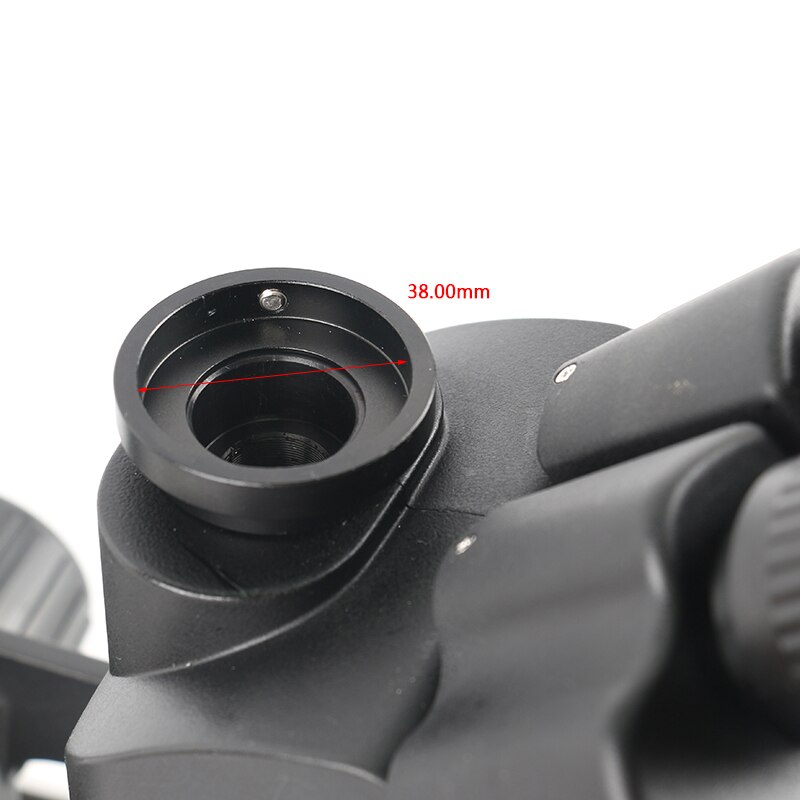 Adaptador de enfoque de lente ajustable para cámara, tipo de adaptador de montaje en C para microscopio estéreo Trinocular, 1x0,35x0,5 x