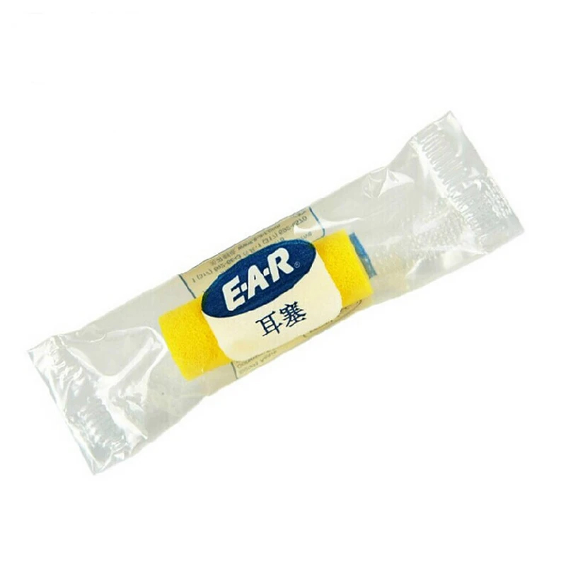 20 Pairs 3M 312-1201 Oordopjes Slaap Leren PVC Gehoorbescherming Gehoorbescherming Trage Rebound Ruisonderdrukking Geluidsisolatie