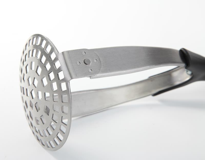 Stainless Steel Hand Held Potato Masher For Smooth Mashed Potatoes Press Crusher Puree Juice Maker Kitchen Fruit Vegetable Tools