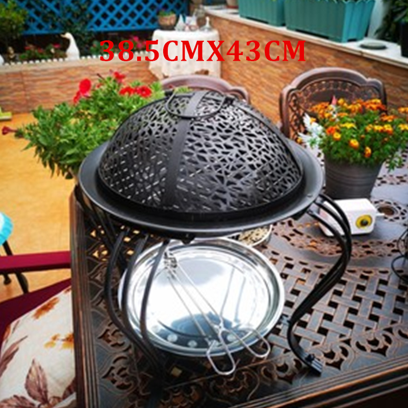 ALWAYSME FirePit FireWave FireOven Include Spark Guard Mesh Lid For Outdoor Or Indoor
