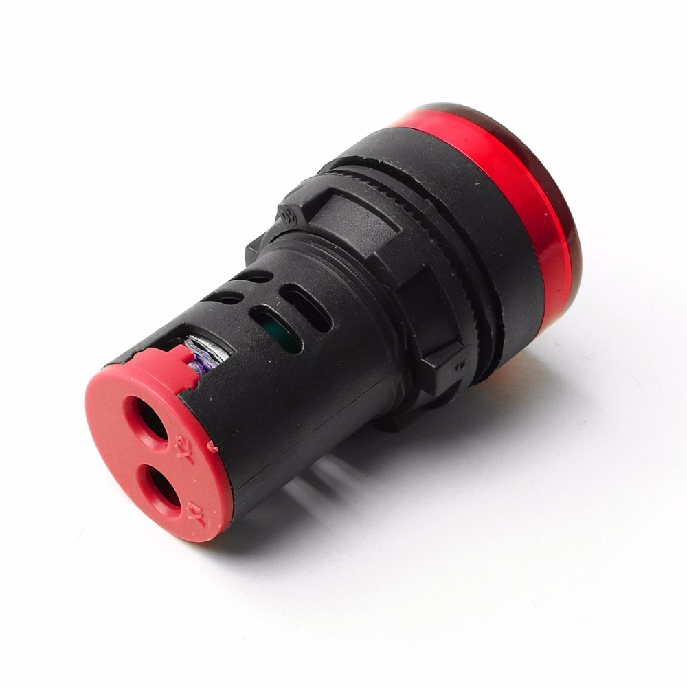 1pcs AC 220V 22mm Panel Mount LED Power Indicator Pilot Signal Light Lamp useful and