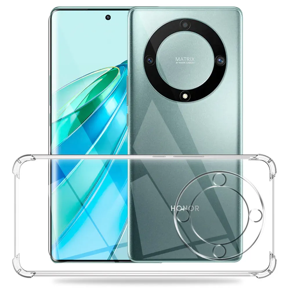 Funda transparente a prueba de golpes para Honor Magic 5 6 Lite 4 Pro 90 80 Pro TPU Funda para Honor X8B X9B X7B X8A X9A X7A X6 Funda de teléfono
