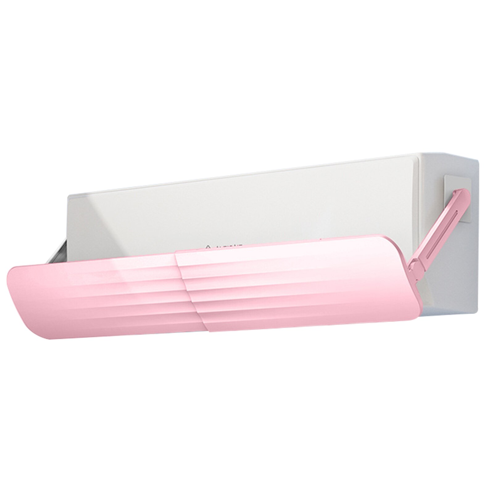 Adjustable Air Conditioner Deflector Telescopic Windshield Confinement Air Deflector for Home S55: Pink