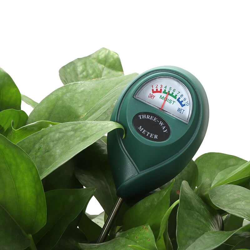 Moisture Sensor Meter Indoor/Outdoor Plants Moisture Tester LCD Digital Soil Tester Water Test Meter Meter With Ten Scales