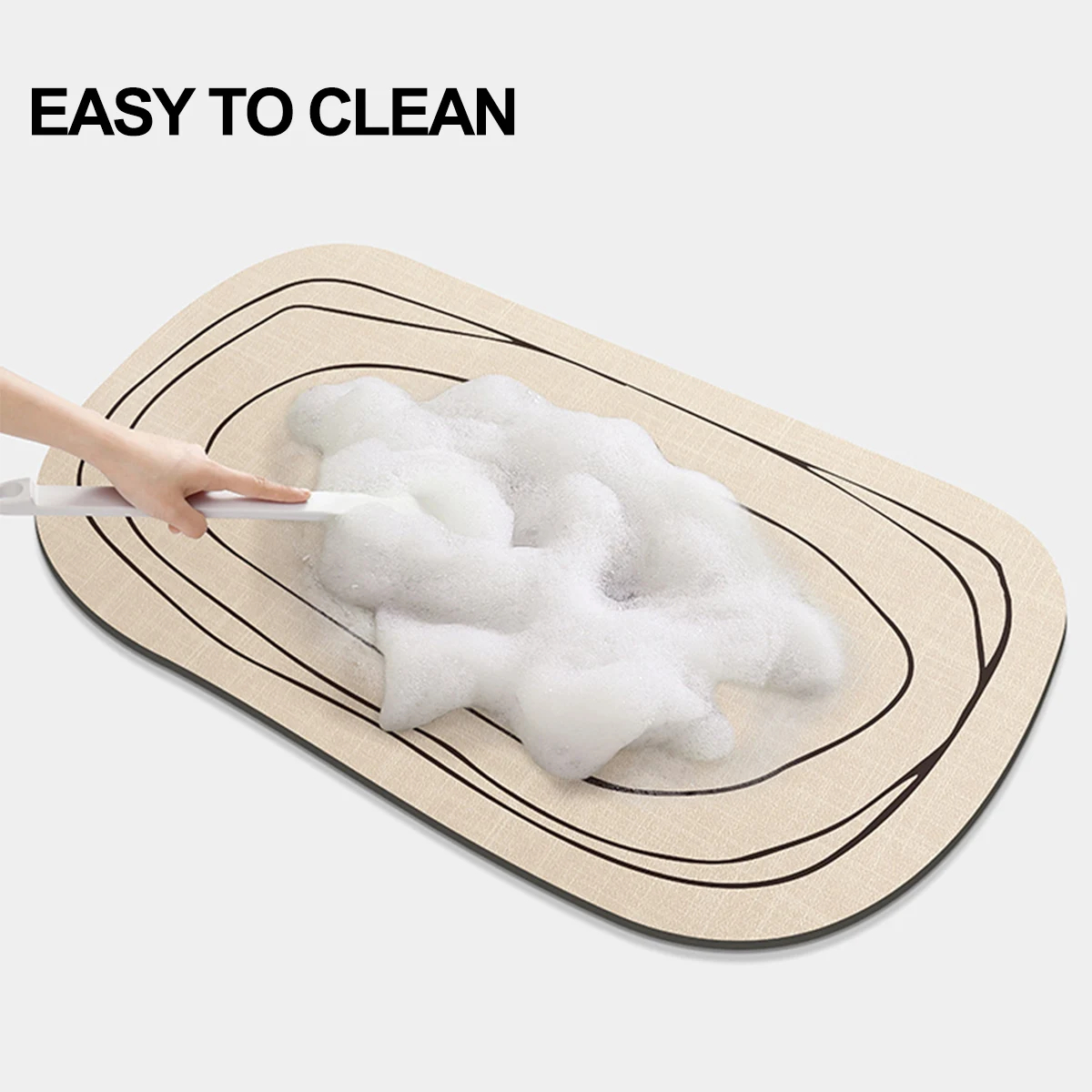 Bathroom Carpet Mat Bathroom Modern Diatomaceous Earth Bath Mat Soft and Comfortable Suitable for The Bathroom Floor Mat
