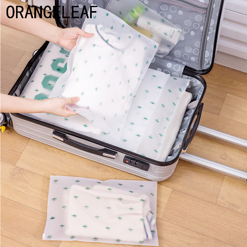 Travel Accessories Cactus Organizers PVC Luggage Clothes Classified Organizers Bags Packing Shoes Cosmetic Towel Pouch Case
