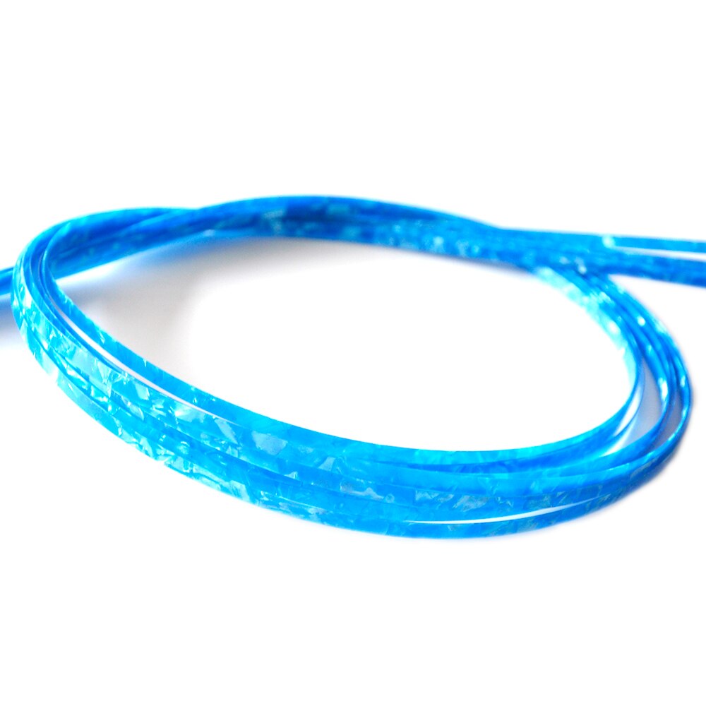 10pcs/lot 5mm x 1000mm Celluloid Strips Guitar Binding Purfling Edging Multi Colors: Sky Blue Pearl
