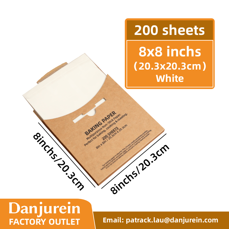 Parchment Paper Baking Paper 4"6"8"9"10"12" Precut Non-Stick Grilling Food Packaging Oven Air Fryer Steaming Bread Cake Cookie