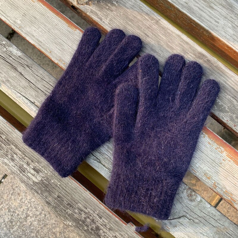 Dames winter schattige pluche warme rijhandschoenen dames handschoenen dames handschoenen dames winterhandschoenen winterhandschoenen: Marineblauw