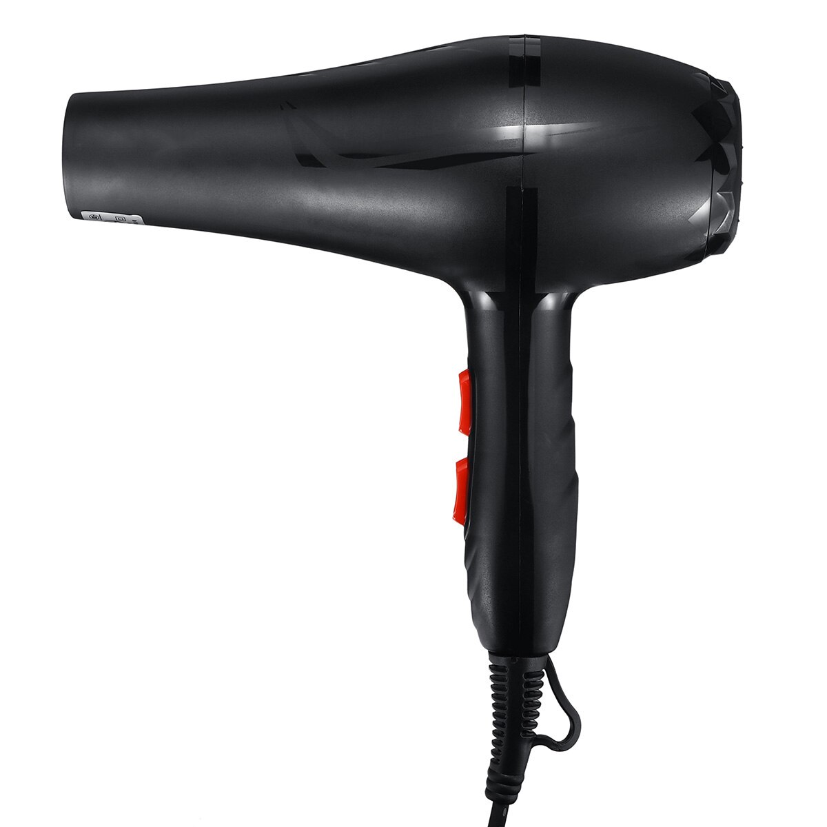 2000W Strong Wind Power Hair Dryer Electric Hair Dryer Blower Low Noise+Nozzle 220V Hairdryer for Home Salon Hotel