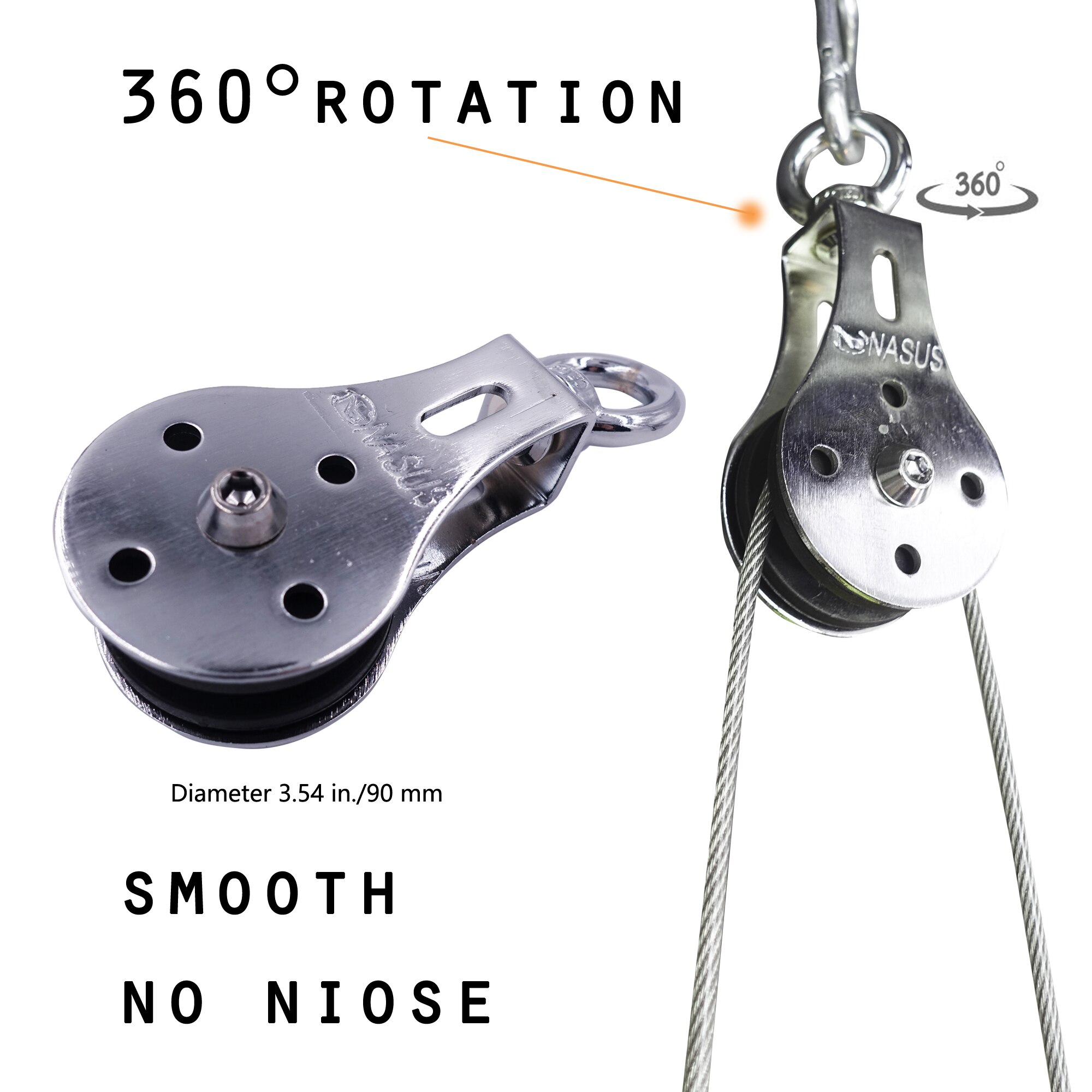 Fitness diy talja kaapeli koneen kiinnitysjärjestelmä pituus säädettävät setit lataustappi triceps hihna kotikuntosali laitteet