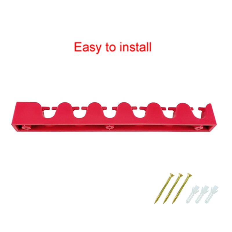 Rubber 6 Rods Rack Fishing Pole Holder Rod Holders Display Racks Fixing Rack Wall Mounted Rod Collection Rack