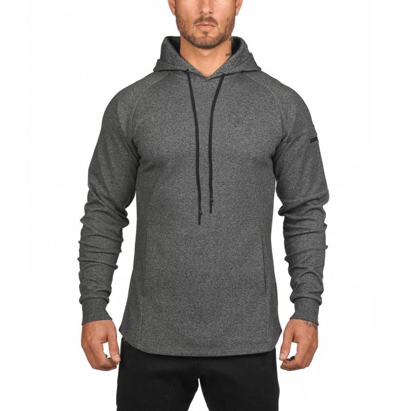 Fitness herre sport jakke frakke telefon pockect løbejakker med hætte sportstøj træning jogging jakke mænd sweatshirts hættetrøje