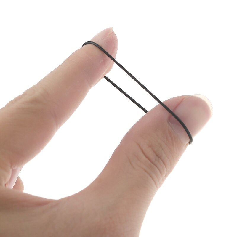 Correas de goma para grabadora de 20 piezas, accesorios de vídeo para reparación de cinta de mantenimiento, Cassette redondo de 1,5mm