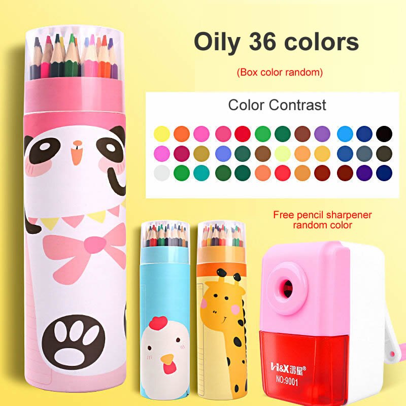 Colored Pencil Children Oily Colored Graffiti Pencils Painting Cute Drawing Pencil For Kids Drawing: 36 Color 2