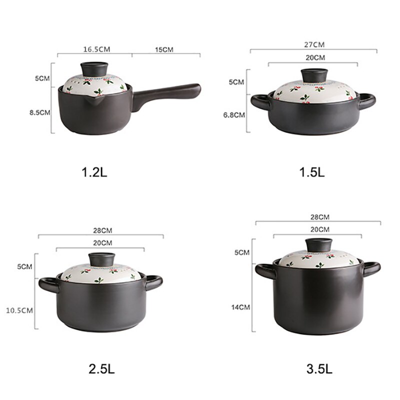 Pata pata keitto kotitalous kaasu korkean lämpötilan kestävä keraaminen savipata riisipata liesi kivipannu keittiö liesi