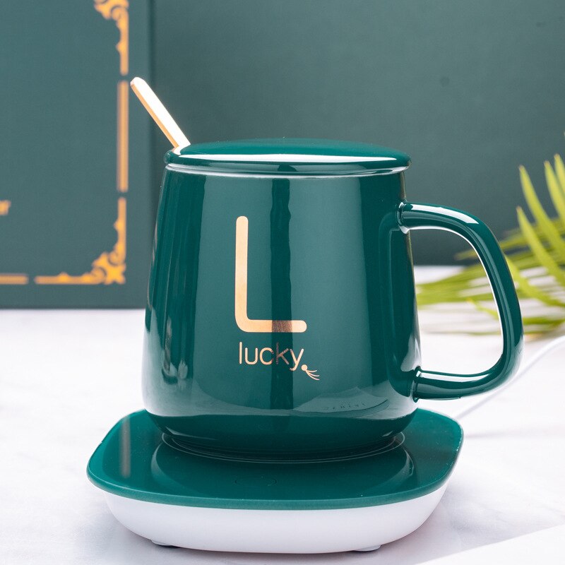 Warm Cup 55-degree heating Cup Milk Artifact Insulation Household Heater Milk Cup Automatic Constant Temperature Coaster ZM6