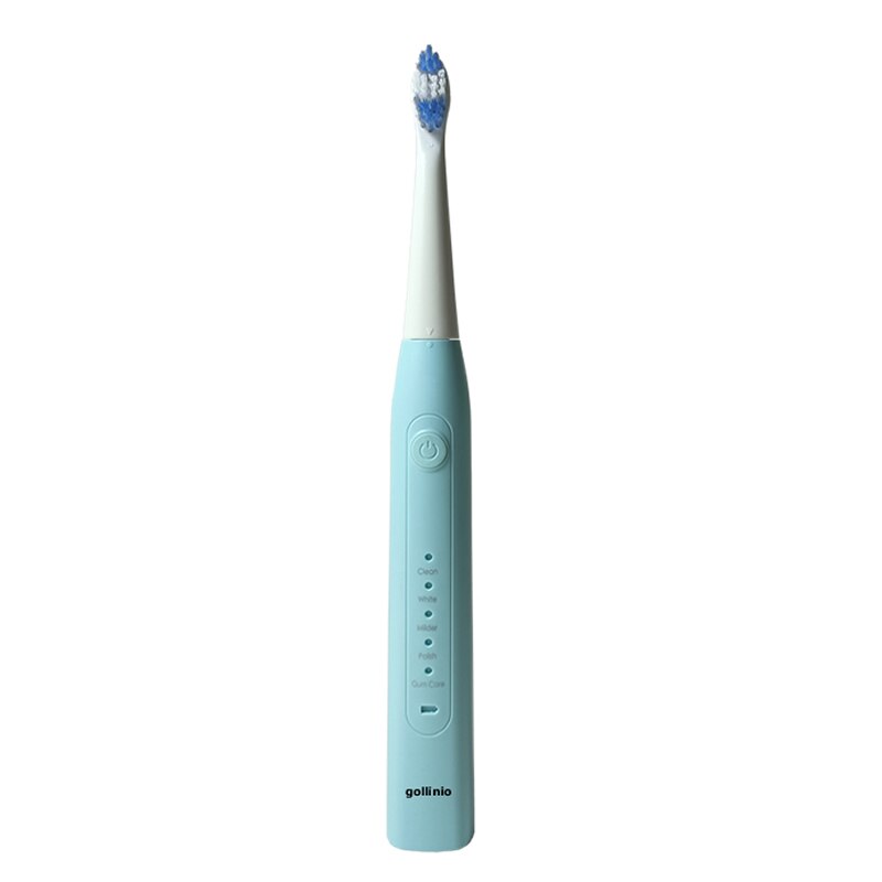 Gollinio Electric Toothbrush usb fast charging GL09F Adult teeth brush Rechargeable smart Replacement Head