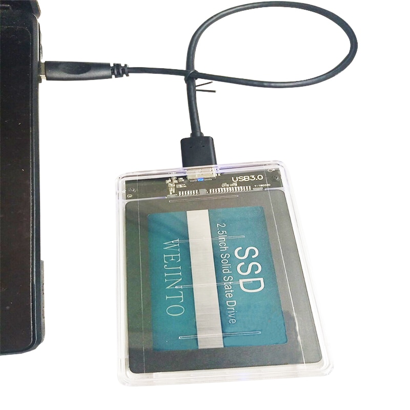 WEIJINTO Lowest Price SATAIII SATA3 SSD 120GB Solid State Hard Drive Disk128GB & SSD Sata to USB 3.0 Case