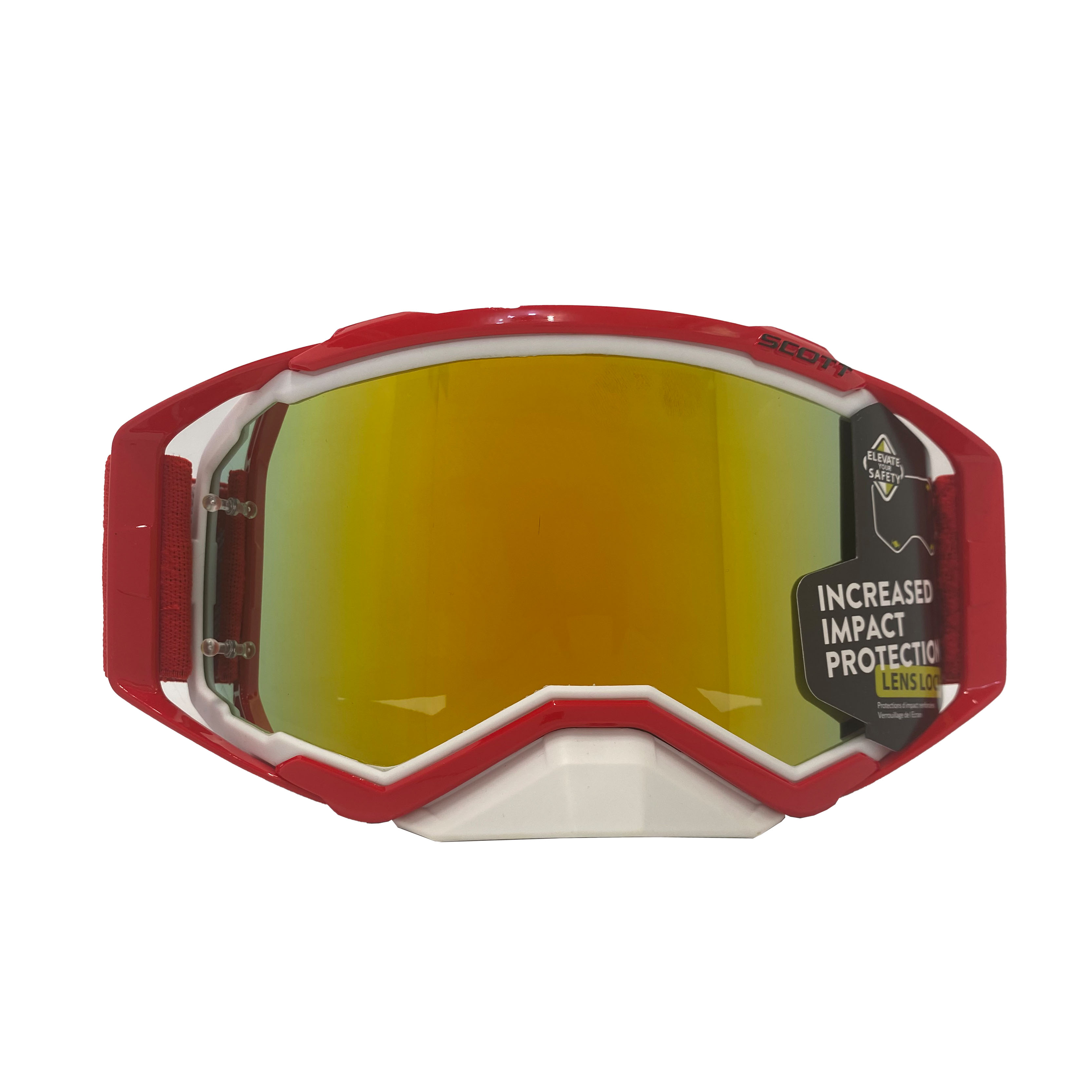 Sykkelbriller mtb-briller anti-dugg uv-beskyttelse utendørs sportsbriller for menn kvinner sykkelbriller sykling ski: Gull