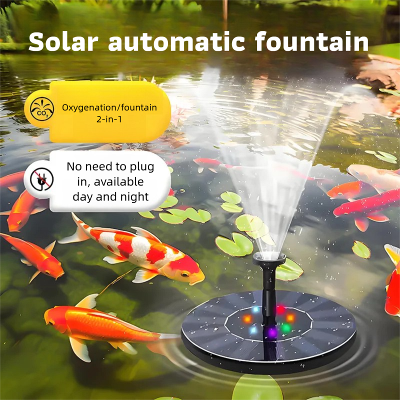 Waterfontein op zonne-energie voor vogelbad fonteinpomp op zonne-energie Zonnepaneelkit Waterfontein voor tuin buiten