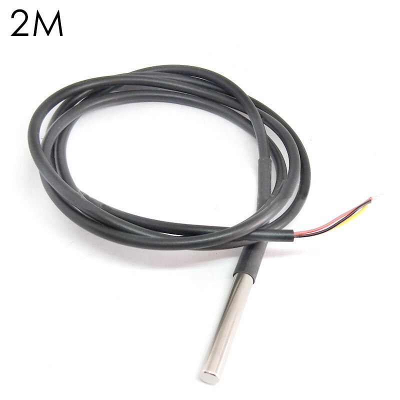 0.5m/1m/2m/2.5m/3m DS18B20 DS18S20 NTC 10K 1% 3950 Waterproof Digital Temperature Sensor Probe NTC Thermistor Thermal Cable: G278846