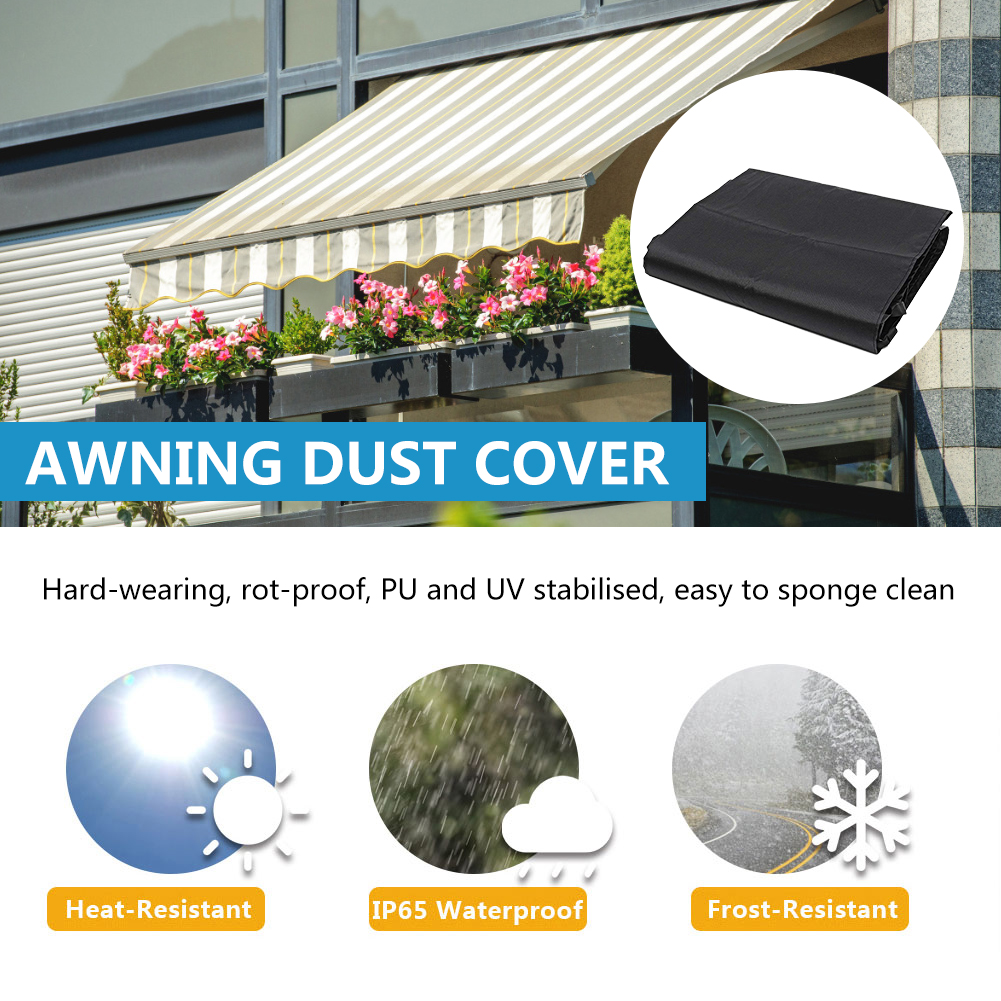 7 Maten Patio Luifel Protector Cover Patio Tuin Regen Schuur Opbergtas Regenhoes Intrekbare Rolluik Luifel Stofkap