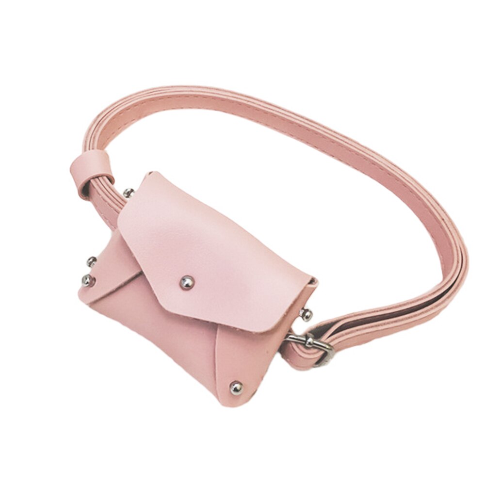 gnida dziecięcy mała torba kwadratowa dziecięca torba na ramię Crossbody Crossbody talia: różowy