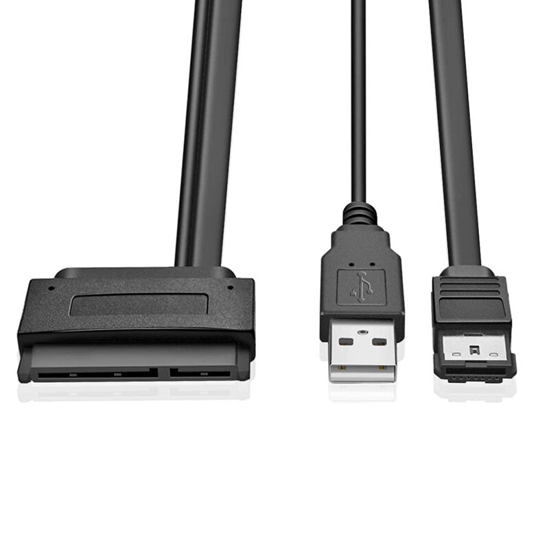 SATA 22 Pin to ESATA 2.5 SATA Hard Drive External Connections Connector Cable