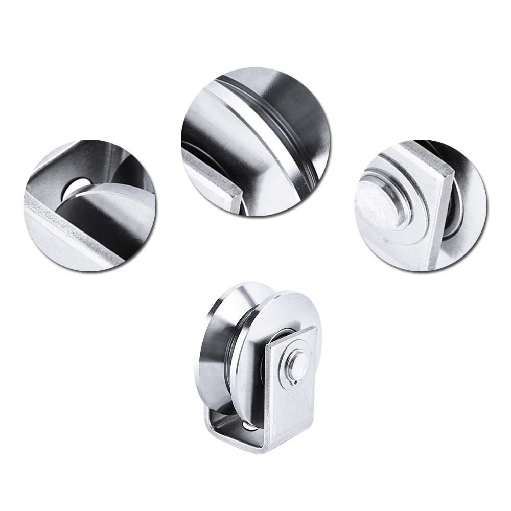 U/V/H poulie Rail de levage Rail de guidage roue traduction porte pied suspendu roue