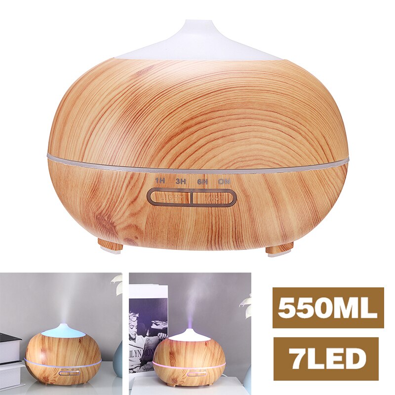 Aroma etherische olie diffuser luchtbevochtiger luchtreiniger led ultrasone aromatherapie huishoudelijke aromatherapie machine