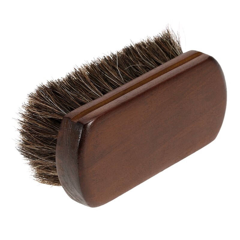 Holz Griff Natürliche Pferd Haar Schnurrbart Bart Pinsel Gesichts Bart Reinigung männer Rasierpinsel Barbier Salon Gerät Werkzeuge