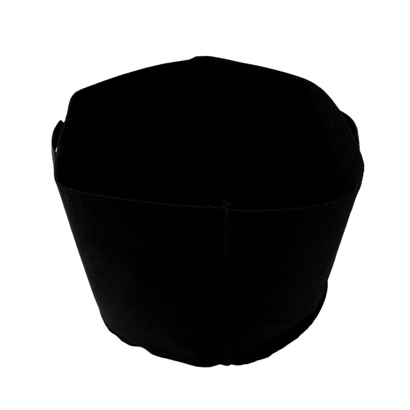 Non Woven Tree Fabric Pots Grow Bag Root Container Plant black hand with planting flowers nonwoven bags Grows Culture: 17cm