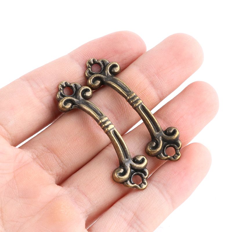 Zinklegering Antieke Handvat Lade Kleine Handvat Sieraden Doos Handvat Geschenkdoos Verpakking Accessoires Mini Handvat