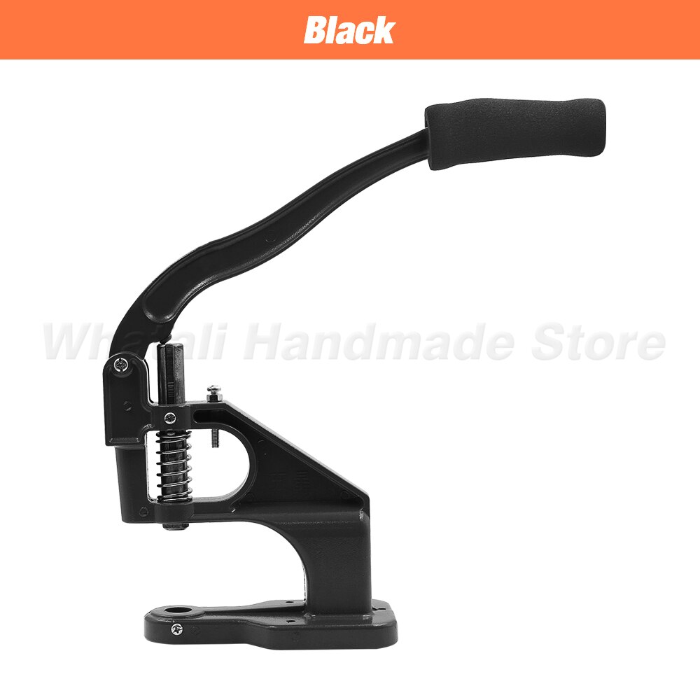 Moule en forme de dôme rond, Rivets, pointes, Kits de têtes de clous avec presse à main, Machine pour chaussures, sacs et vêtements, maroquinerie, 6/8/10/12mm: Black Machine