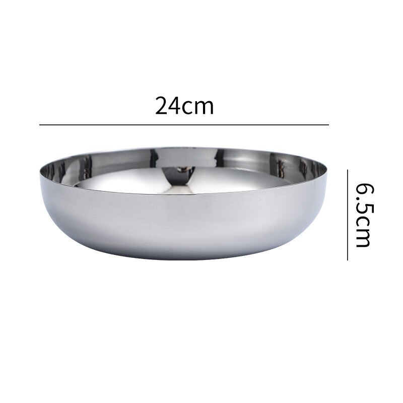 Roestvrij Staal Salade Kommen Soep Rijst Noodle Ramen Kom Keuken Servies Voedsel Container