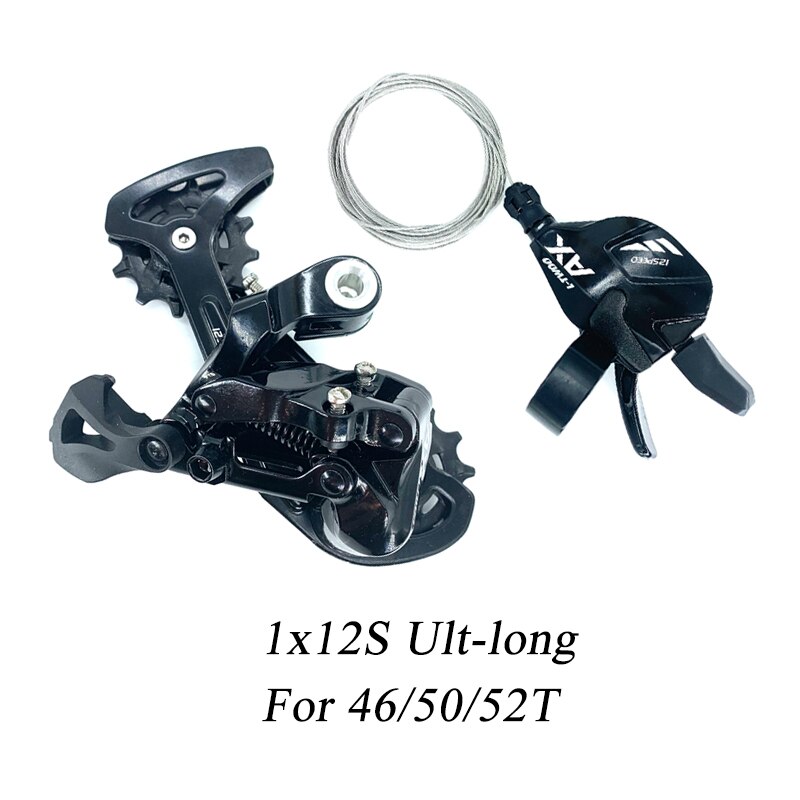 LTWOO AX12 1x12 Speed Groupset Shifter Lever + Rear Derailleur 2 Kits For MTB 12 Speed Mountain Bike Cassette 46T 50T 52T: AX 12S Groupset