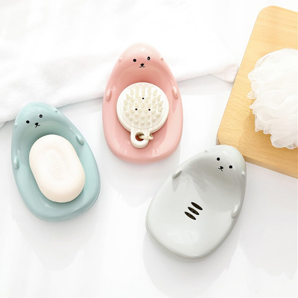 Zeepkist doucheplaat wandelen badkamer thuis koffer container reis houder schaal snoepkleur badkamer