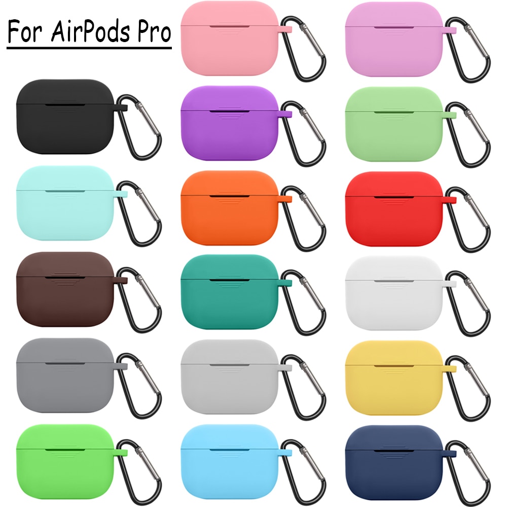 Funda protectora de silicona para Apple Airpods Pro Auriculares inalámbricos con Bluetooth para Airpods 3