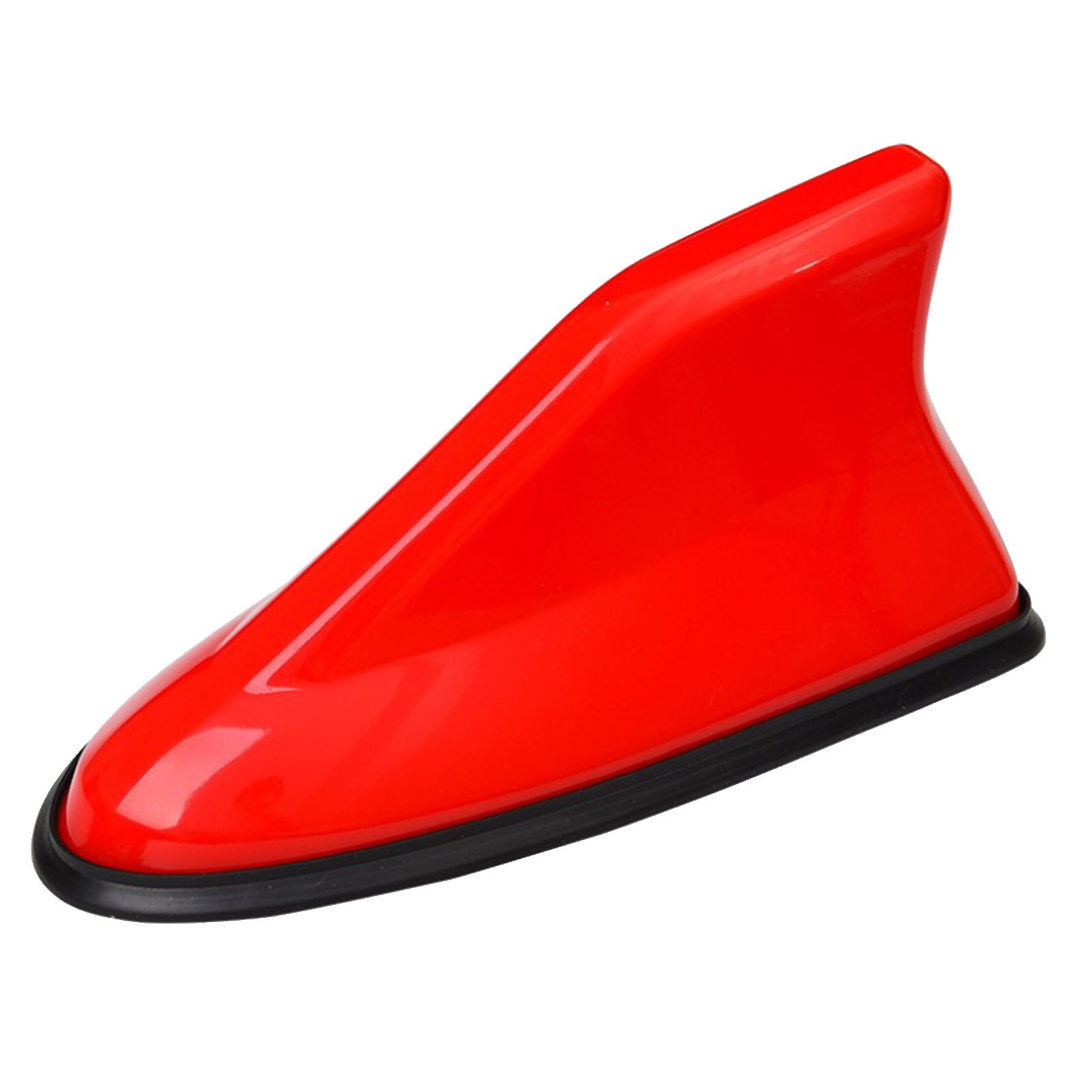 Car Shark Fin Antenna Second-generation Shark Fin Signal Antenna Radio Signal Line Car Antenna Modification Car Accessories: Red