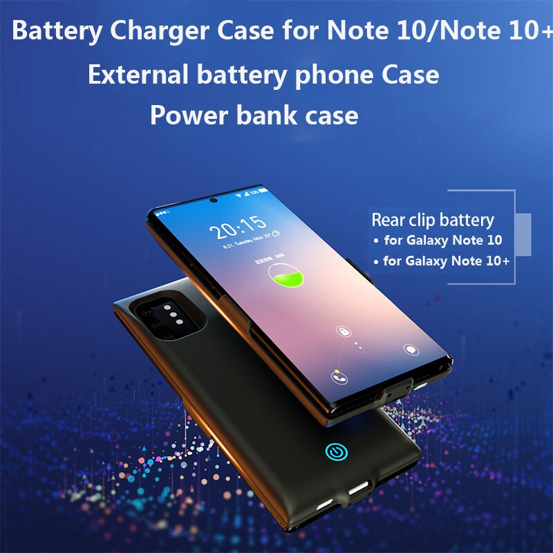 Power Case 7000mAh For Samsung Galaxy Note 10 10+ shockproof Battery Charger Case Power Bank Cover For Samsung Note 10 plus