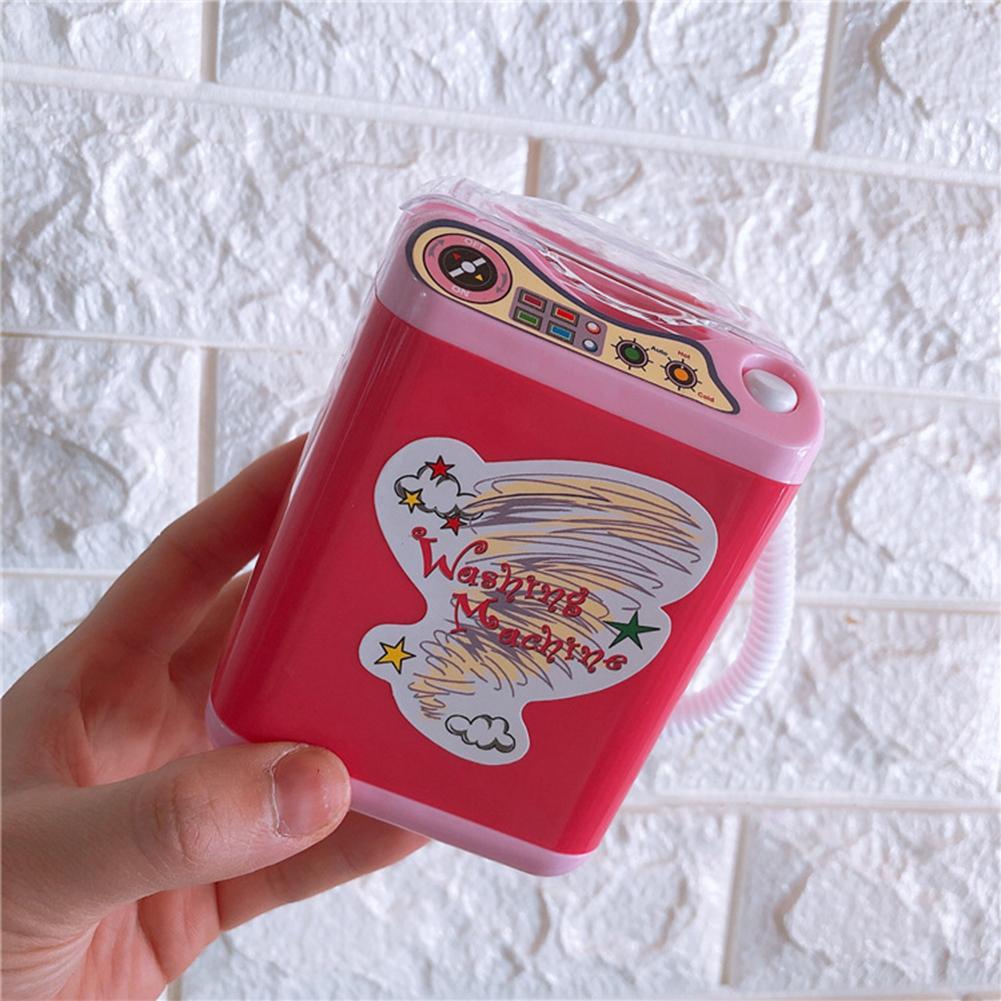 Mini lavadora juguete de los niños de juguete Rosa rojo