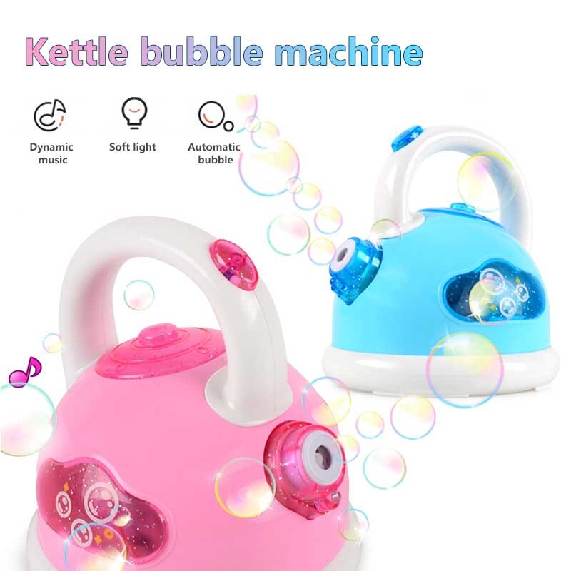 Festival Atmosphere Warm-up Automatic Bubble Machine Children's Kettle Bubble Machine (without Battery And Water）Outdoor Toys